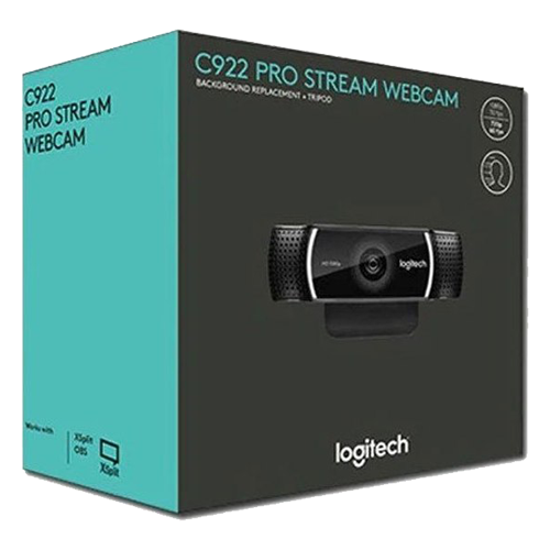 Logitech C922 Pro Stream WebCam with Tripod | Best Deal thumbnail 1